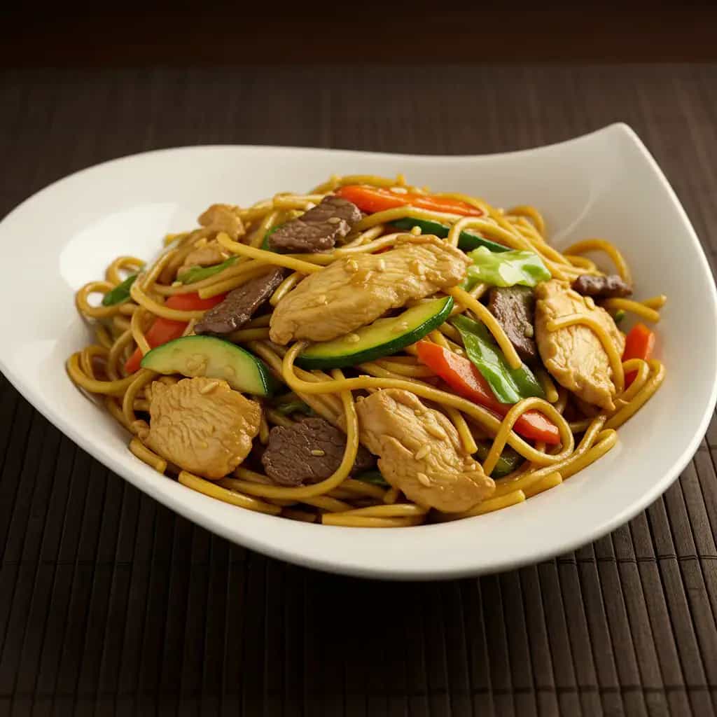 Yakissoba de Frango e Carne