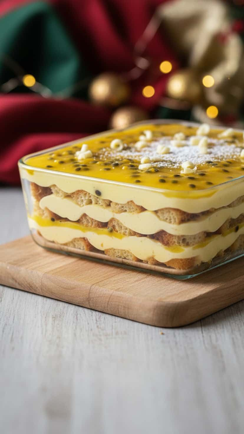 Pavê Festivo de Maracujá