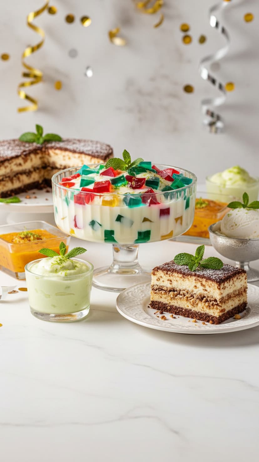 Sobremesas Geladas Perfeitas Para o Ano Novo 2026