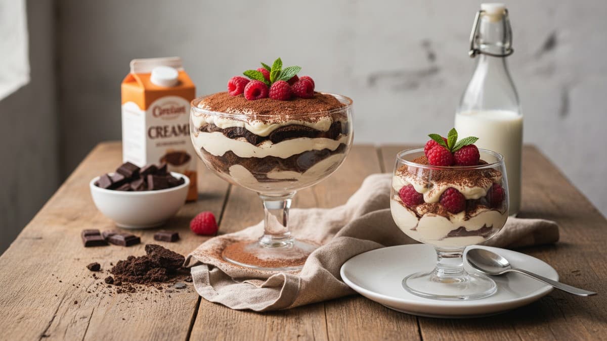 Pavê de Chocolate Cremoso Para a Ceia