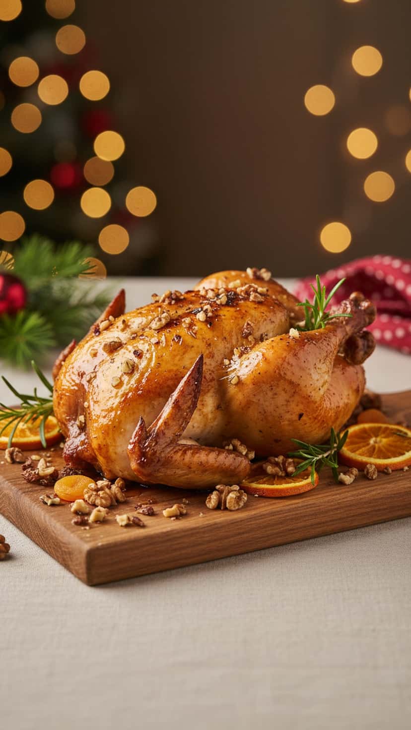 Chester assado com Nozes e Damasco: dicas para deixar a carne suculenta no Natal