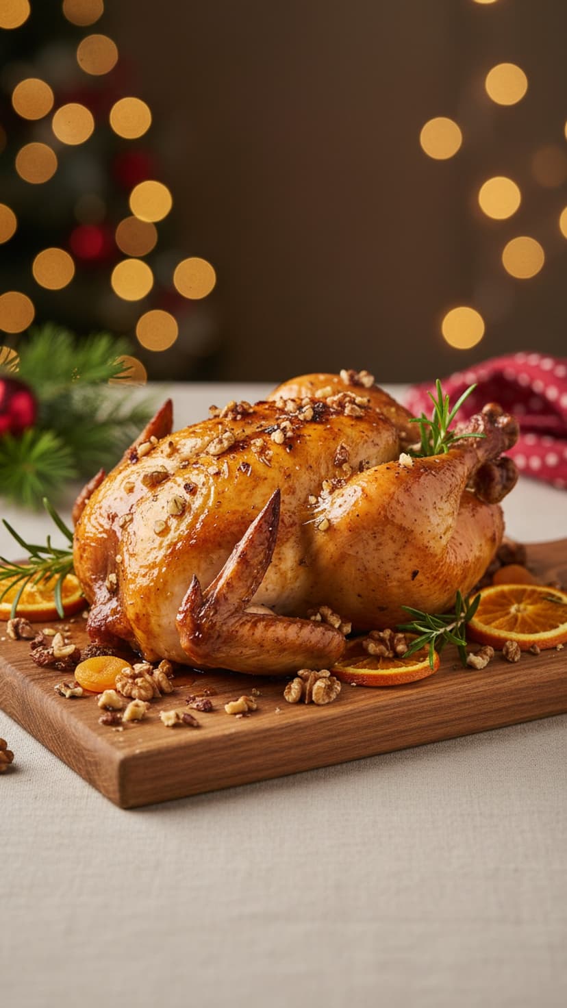 Chester assado com Nozes e Damasco: dicas para deixar a carne suculenta no Natal