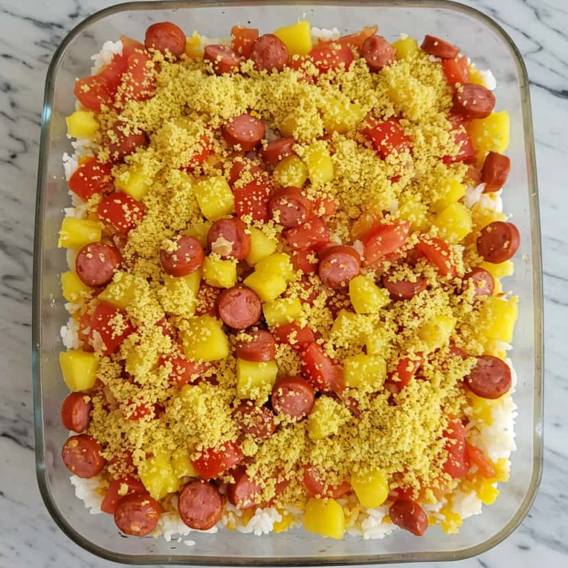 Arroz Tropical Cremoso: Energia garantida!