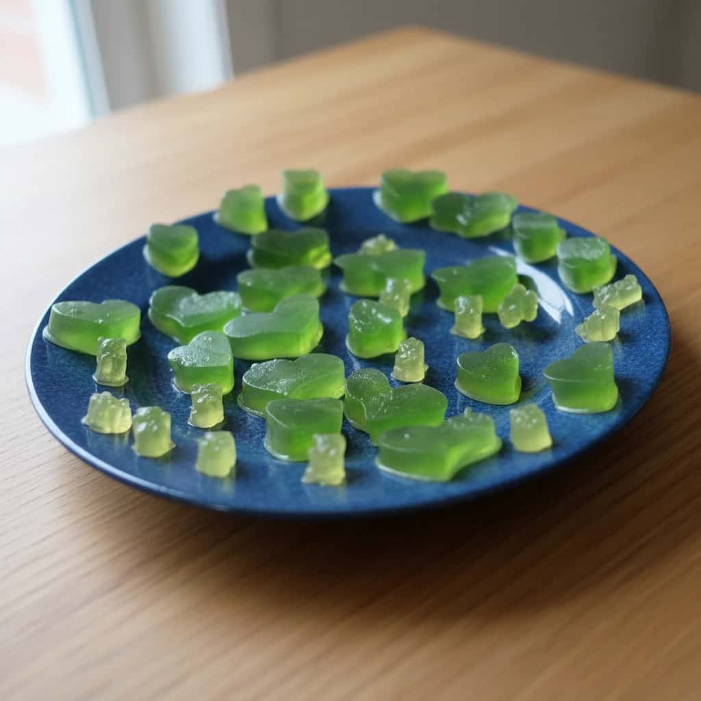 Balas de Gelatina de Morango Super Práticas