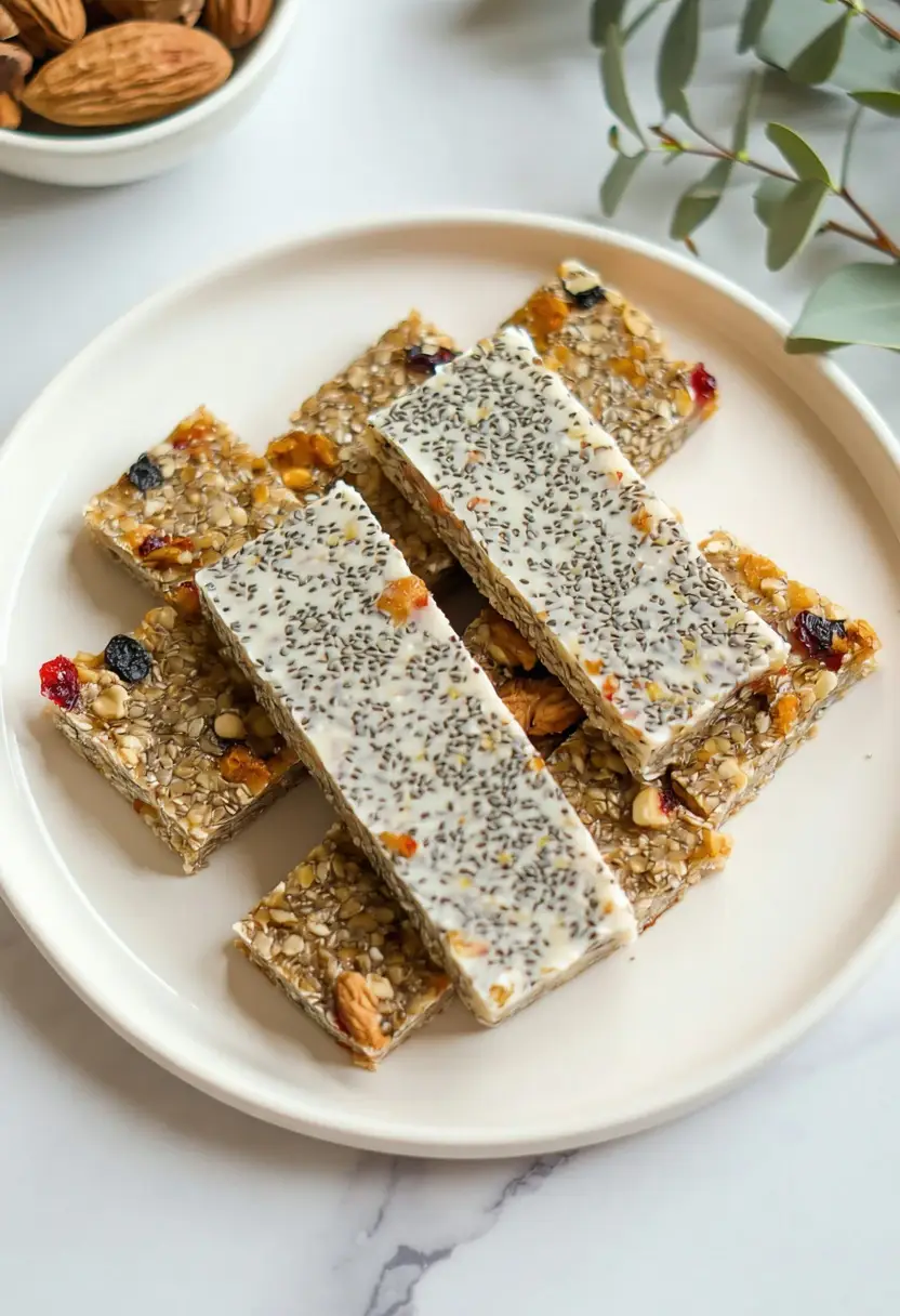 Barras de Iogurte com Chia Deliciosas