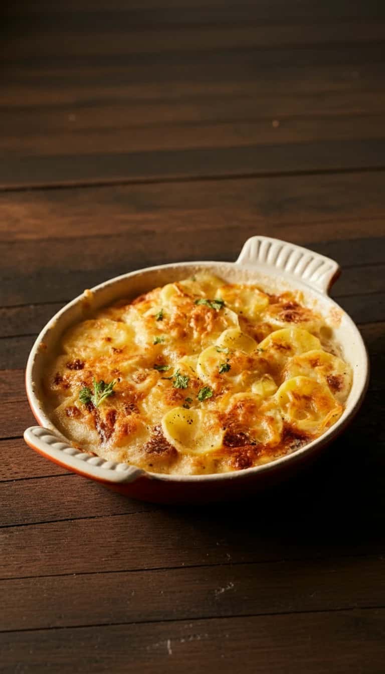 Batata Gratinada Vegana Crocante