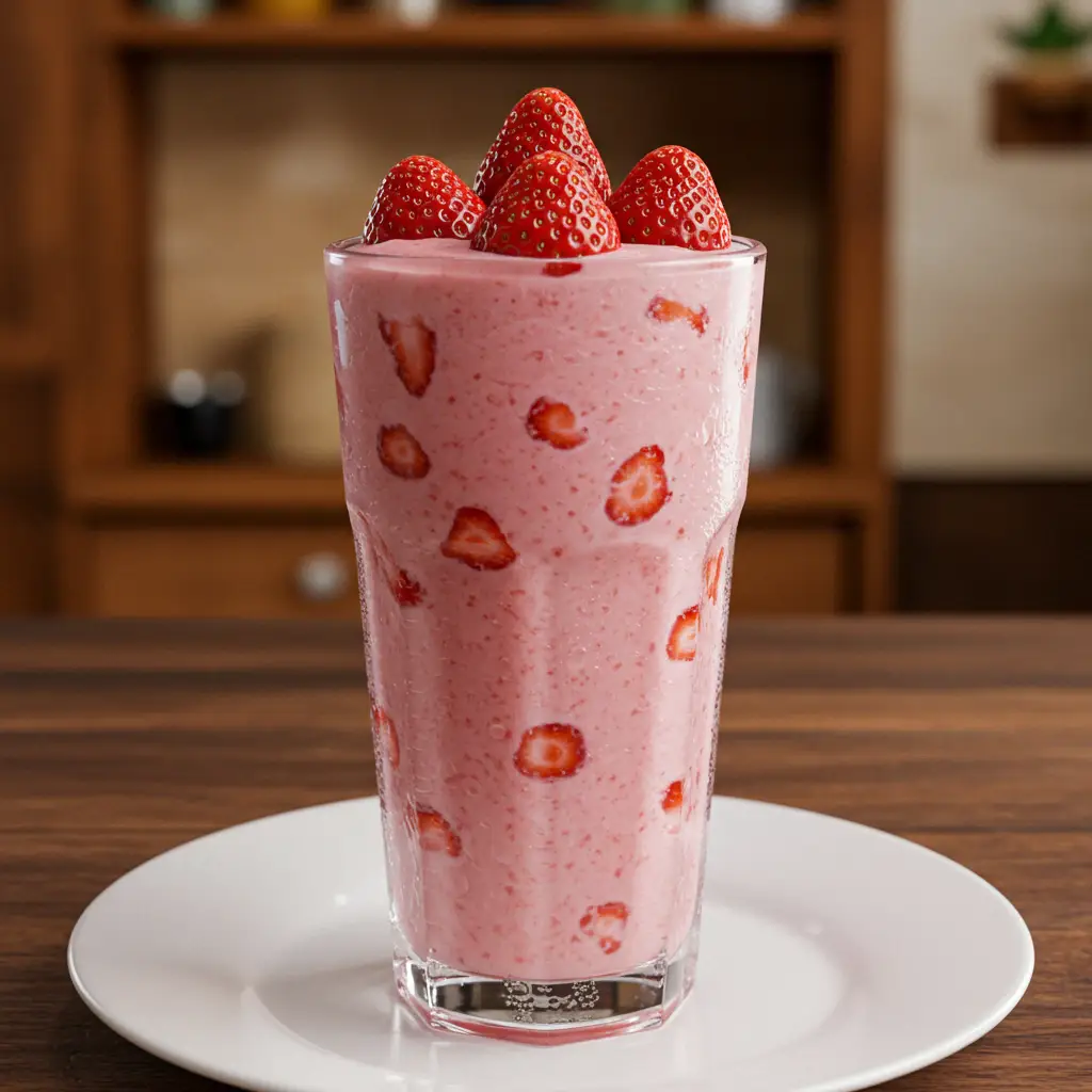 Batida de Morango 100% Vegetal