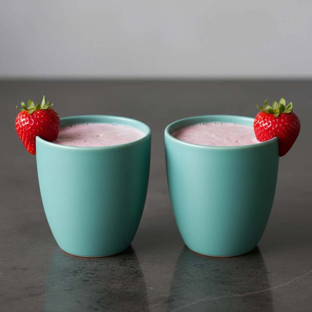 Batida de Morango Super Refrescante