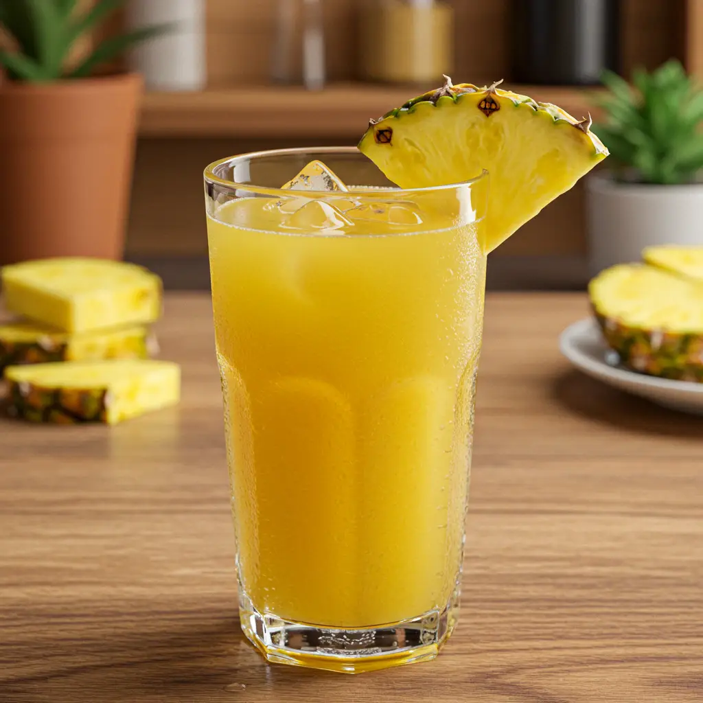 Refrescante Bebida de Abacaxi