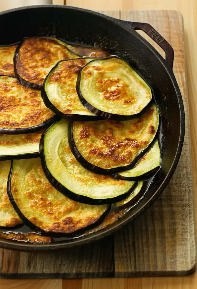 Berinjela ao Molho de Alho Delicado