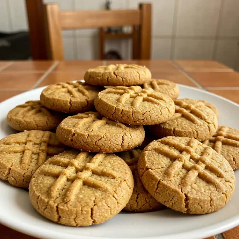 Biscoitos de Amendoim Super Saudáveis