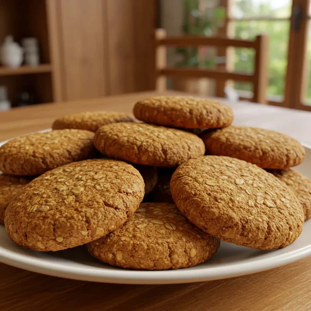 Biscoitos de Aveia e Banana: 5 Ingredientes Perfeitos