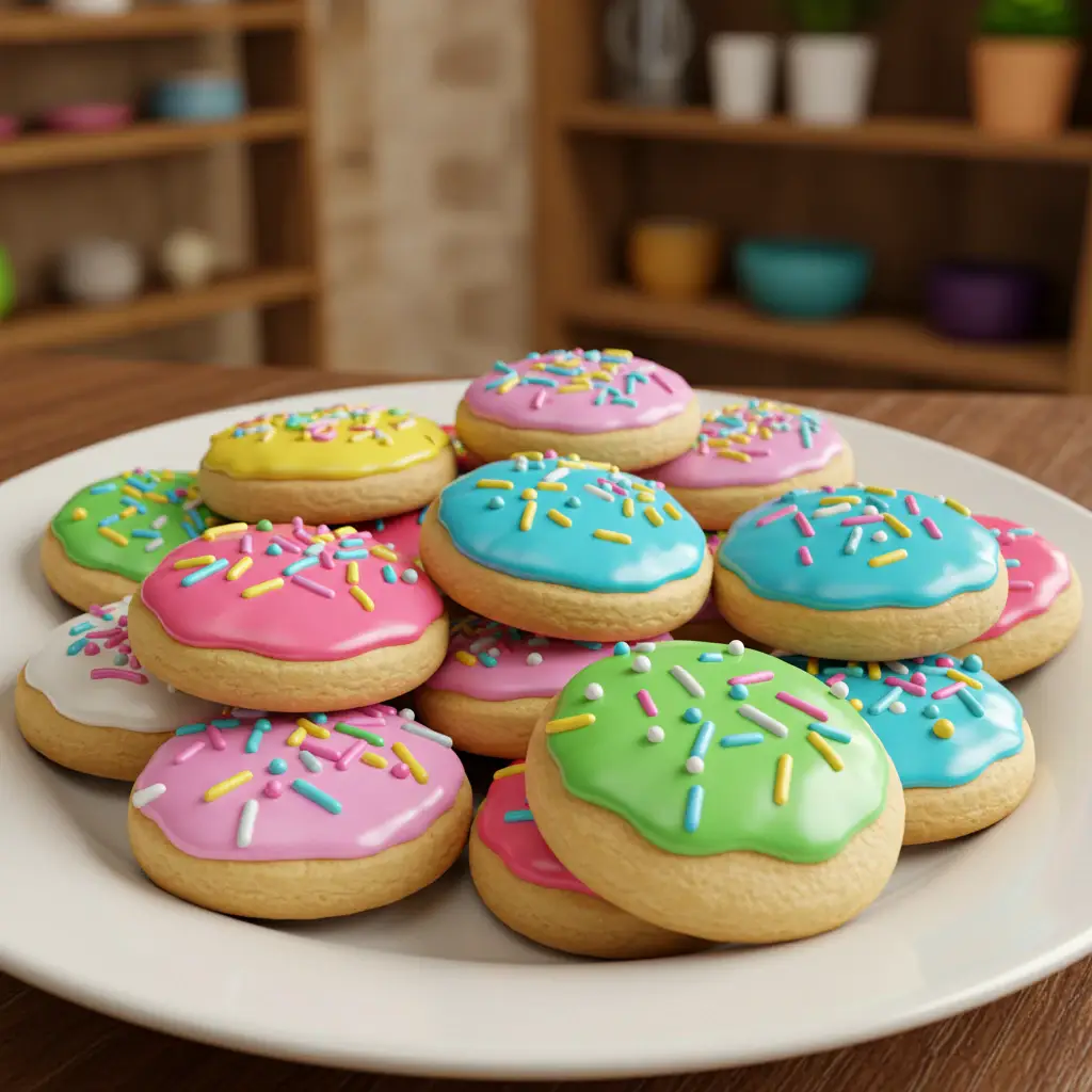 Biscoitos Decorados: 100% Vegetais