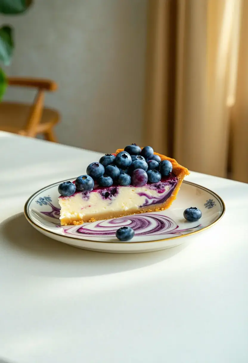 Cheesecake de Mirtilo Perfeito