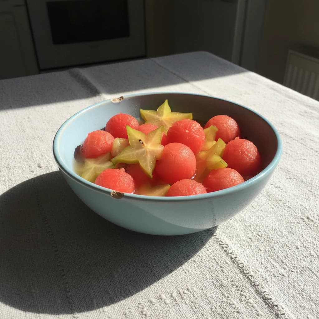 Bolinhas de Frutas Refrescantes para Crianças