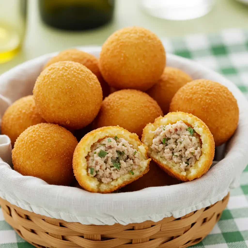 Bolinhos de Batata Recheados