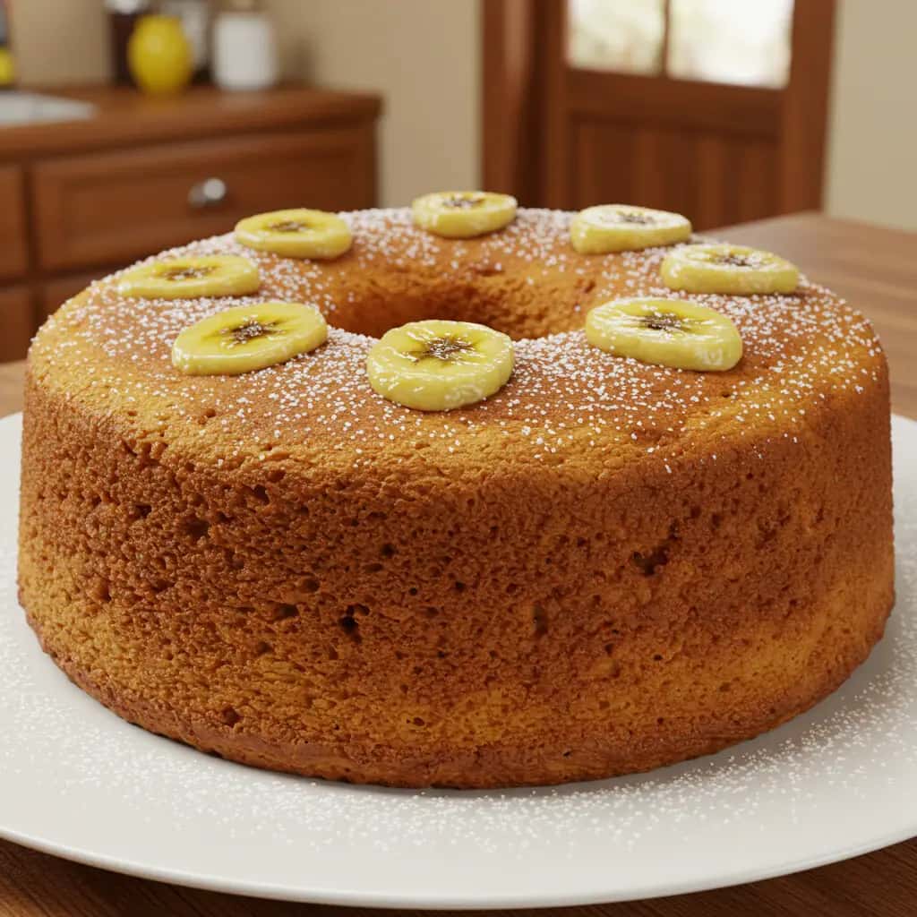 Bolo de Banana Caseiro