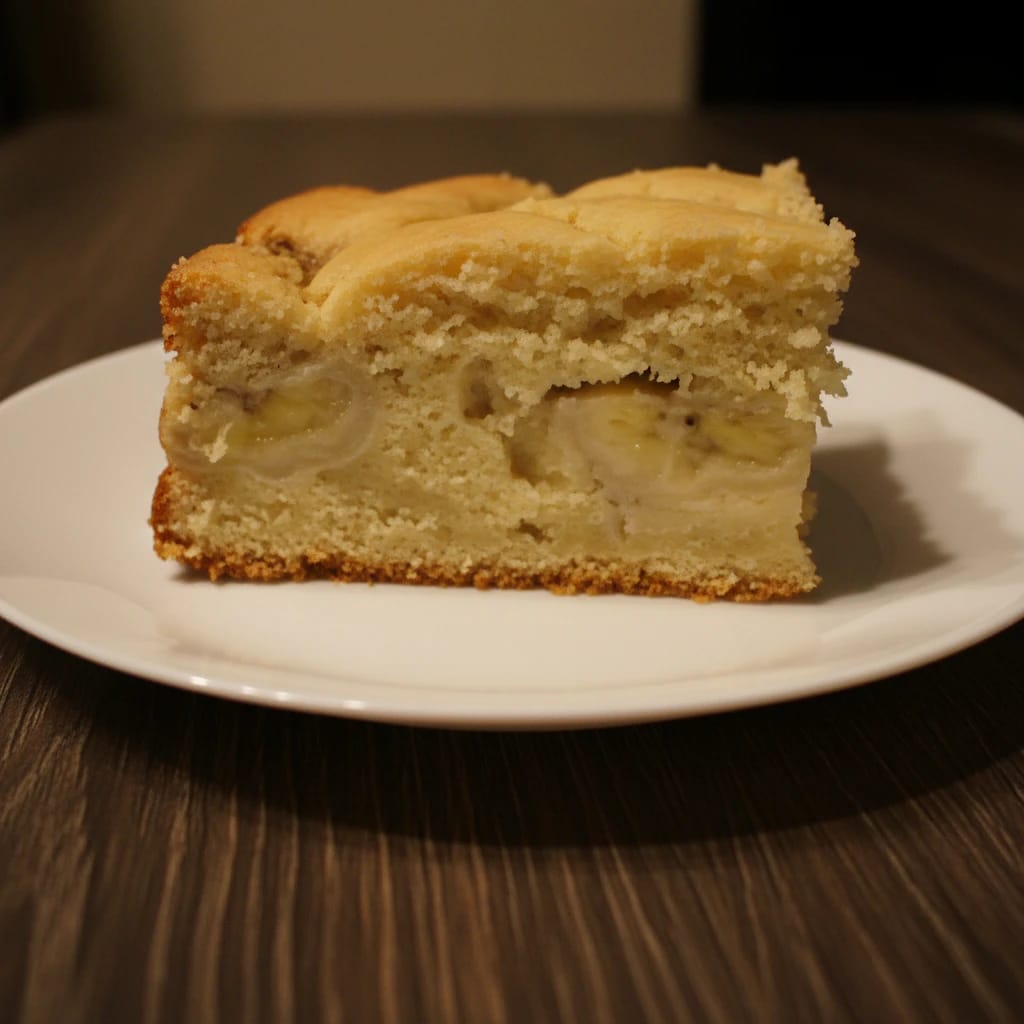 Bolo de Banana com Canela