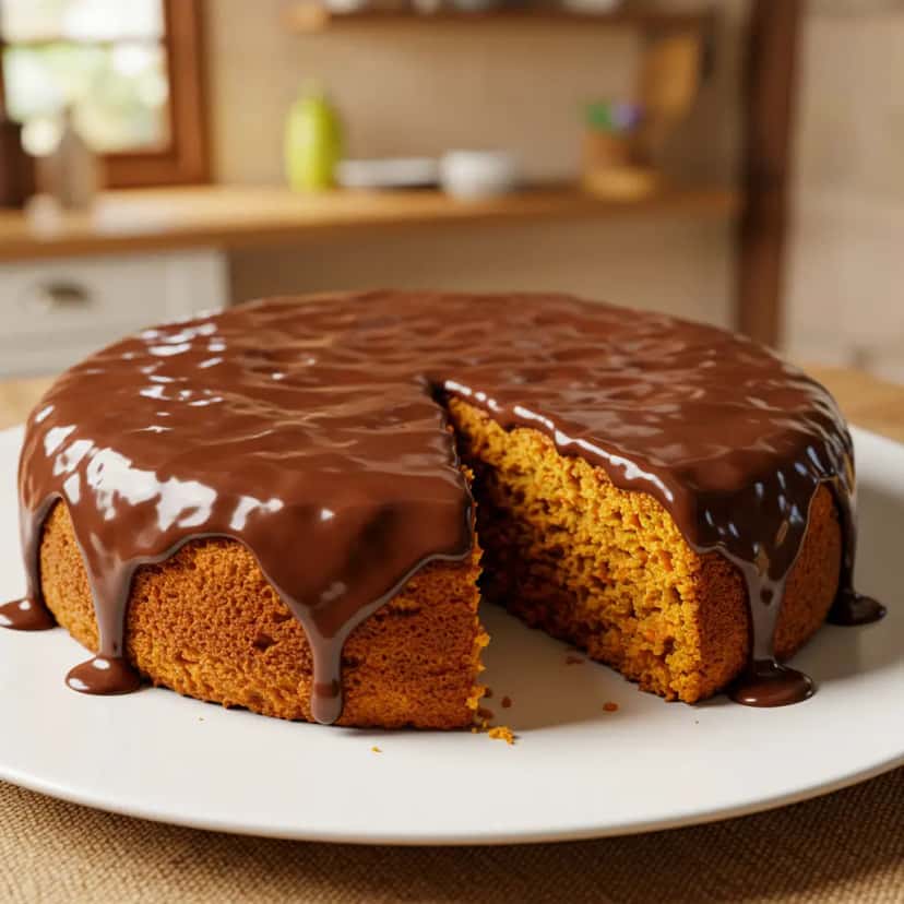 Bolo de Cenoura Super Prático