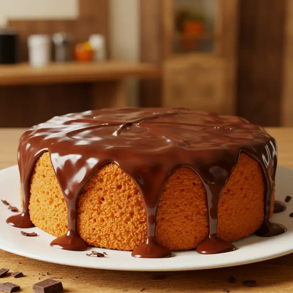 Bolo de Cenoura Integral Nutritivo