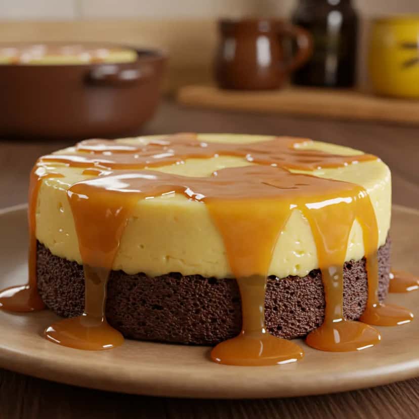 Bolo de Chocolate com Pudim: Experiência Incrivel