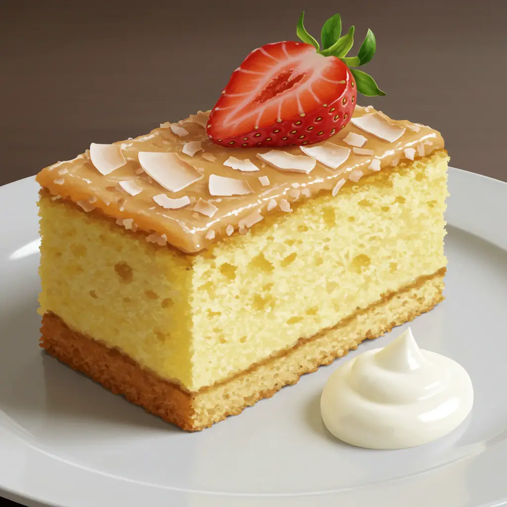 Bolo de Coco Caseiro: Econômico e Delicioso