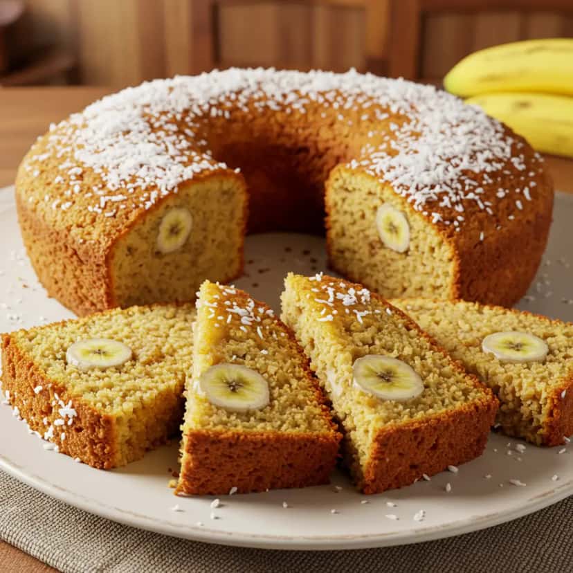 Bolo de Farofa 100% Vegetal