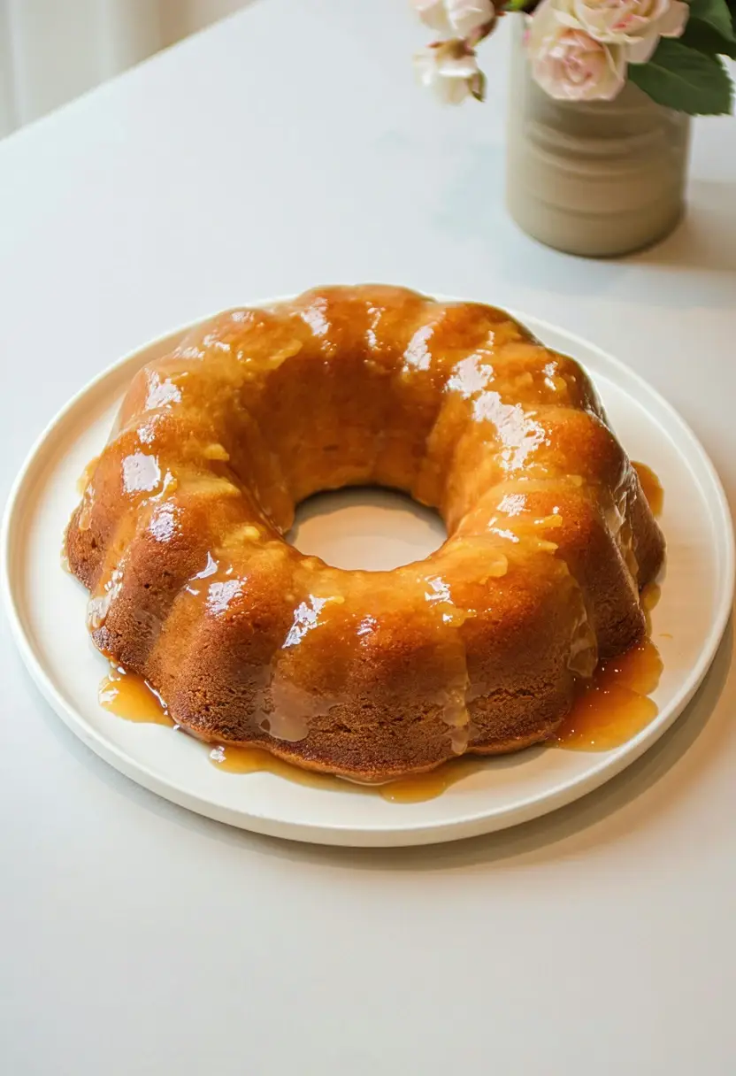 Bolo de Fubá com Goiabada Caseiro