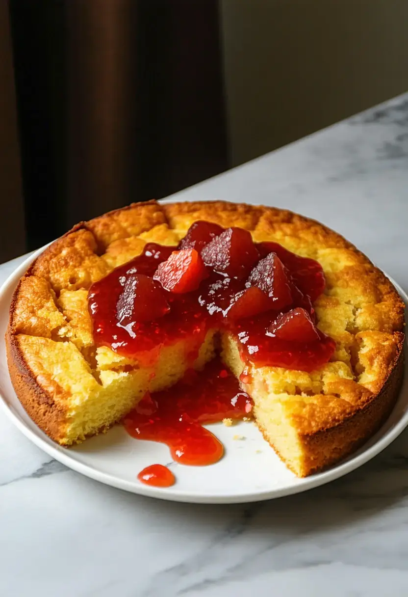 Bolo de Fubá com Goiabada: Super Energia!