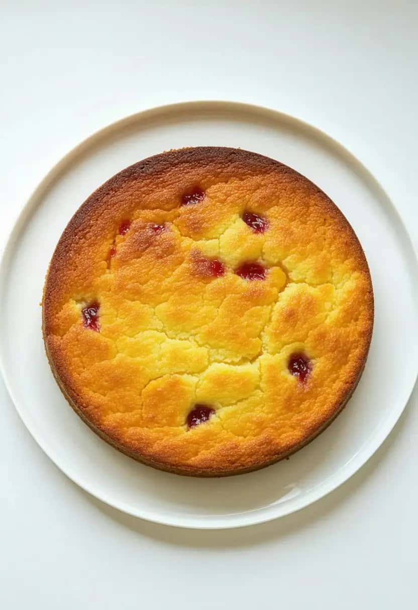 Bolo de Fubá com Goiabada 100% Vegetal