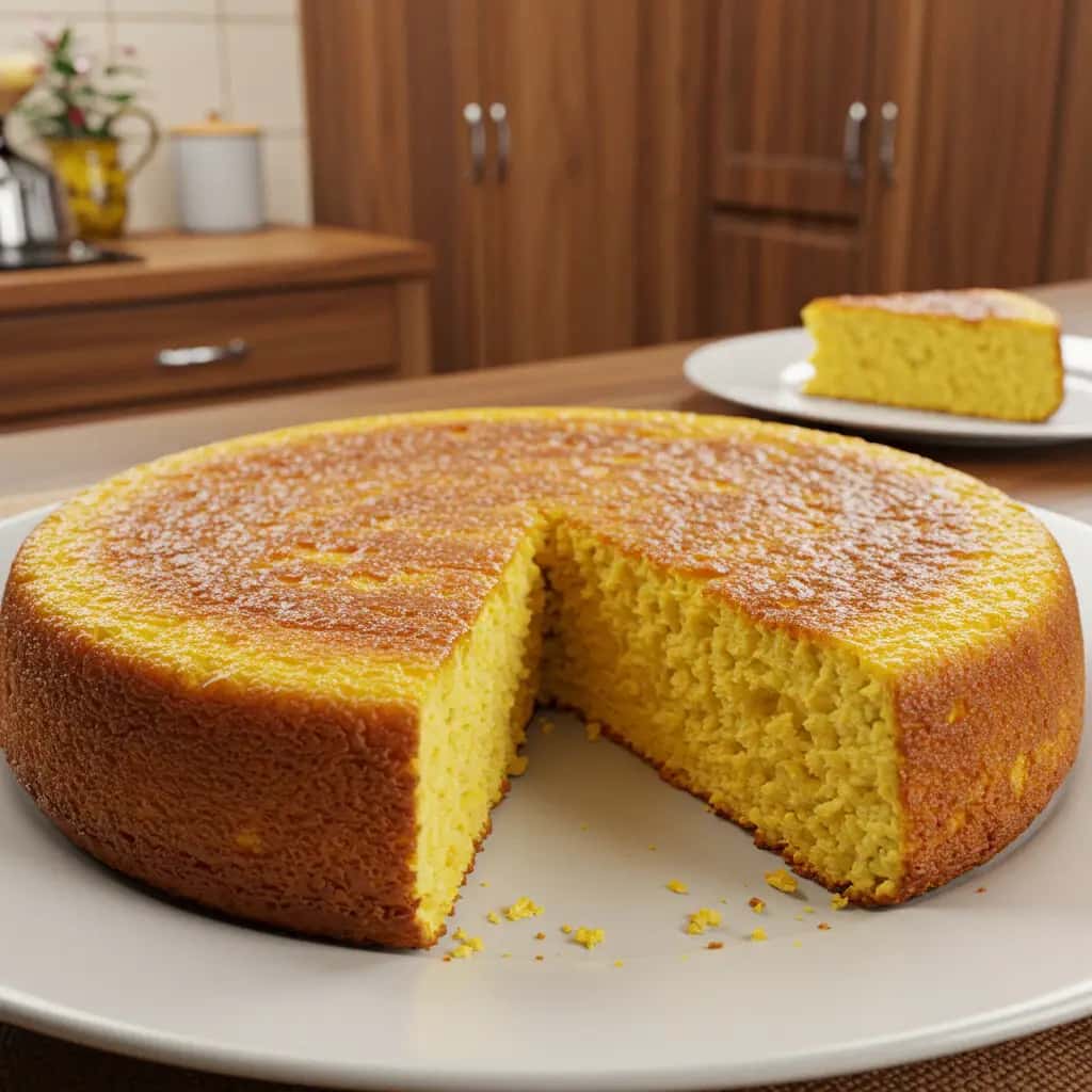 Bolo de Milho 100% Vegetal