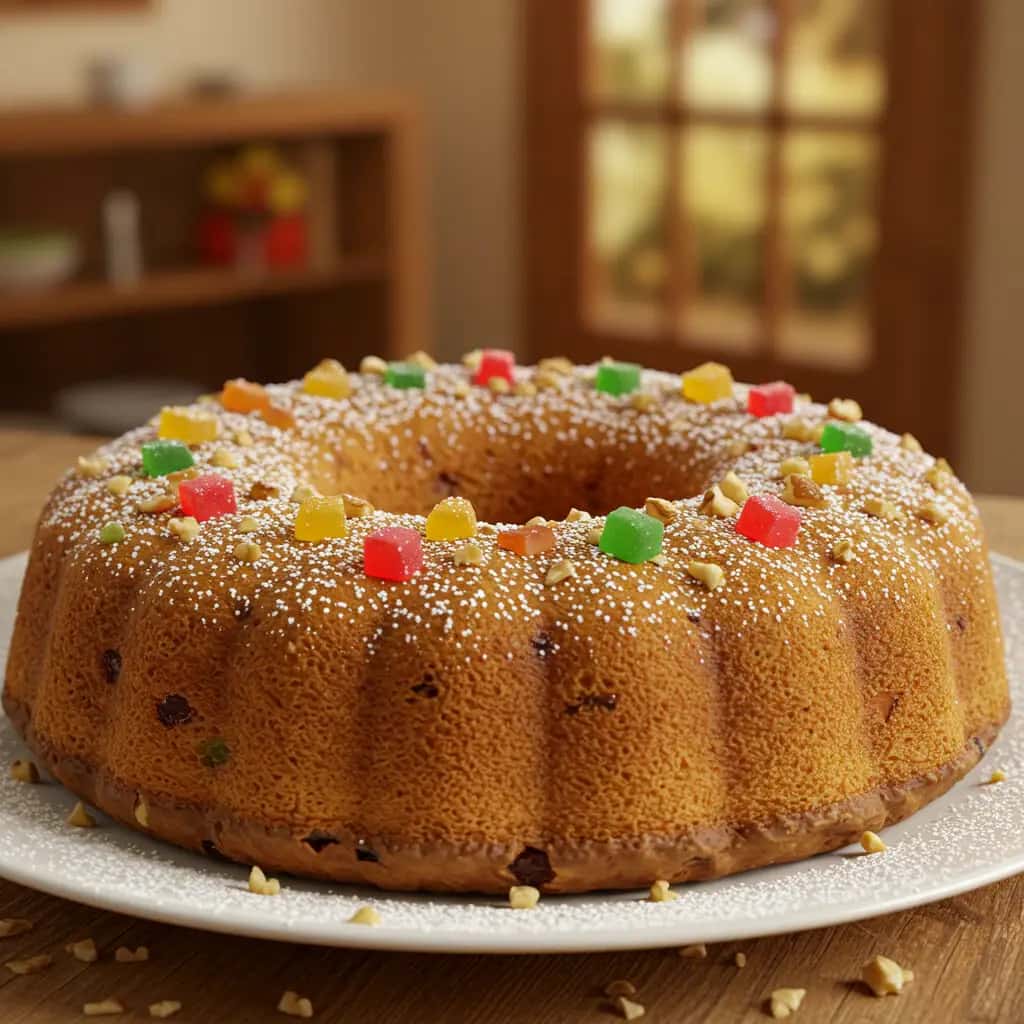 Bolo de Natal Super Saudável