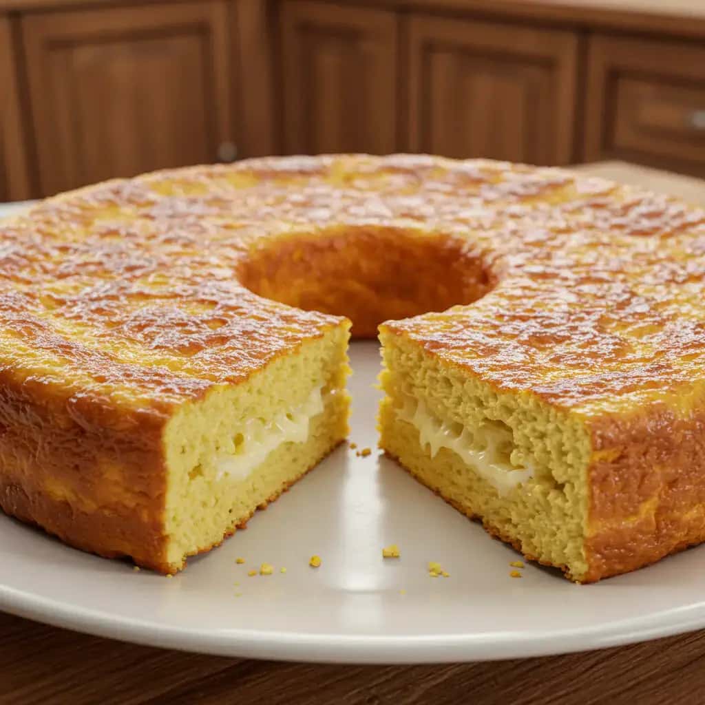 Bolo de Polvilho e Queijo Super Prático