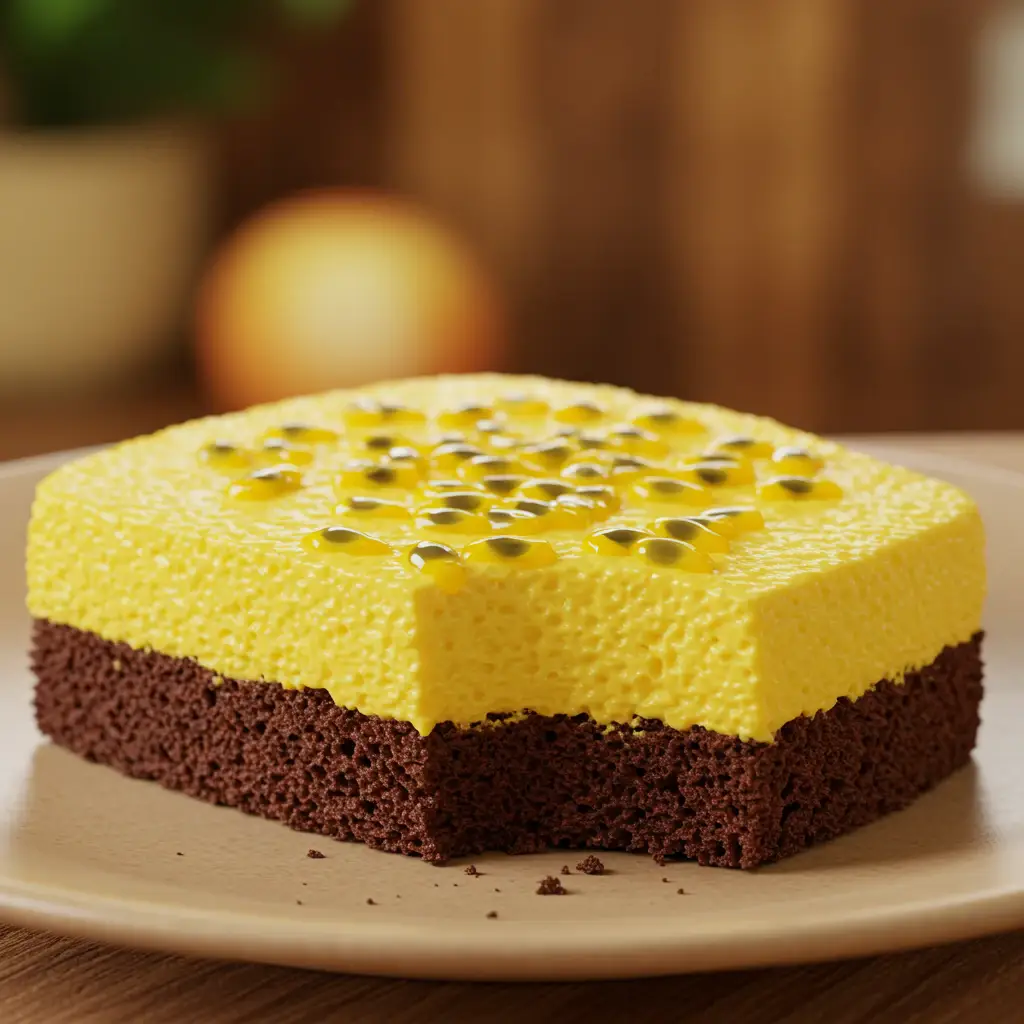 Mousse de Maracujá 100% Vegetal