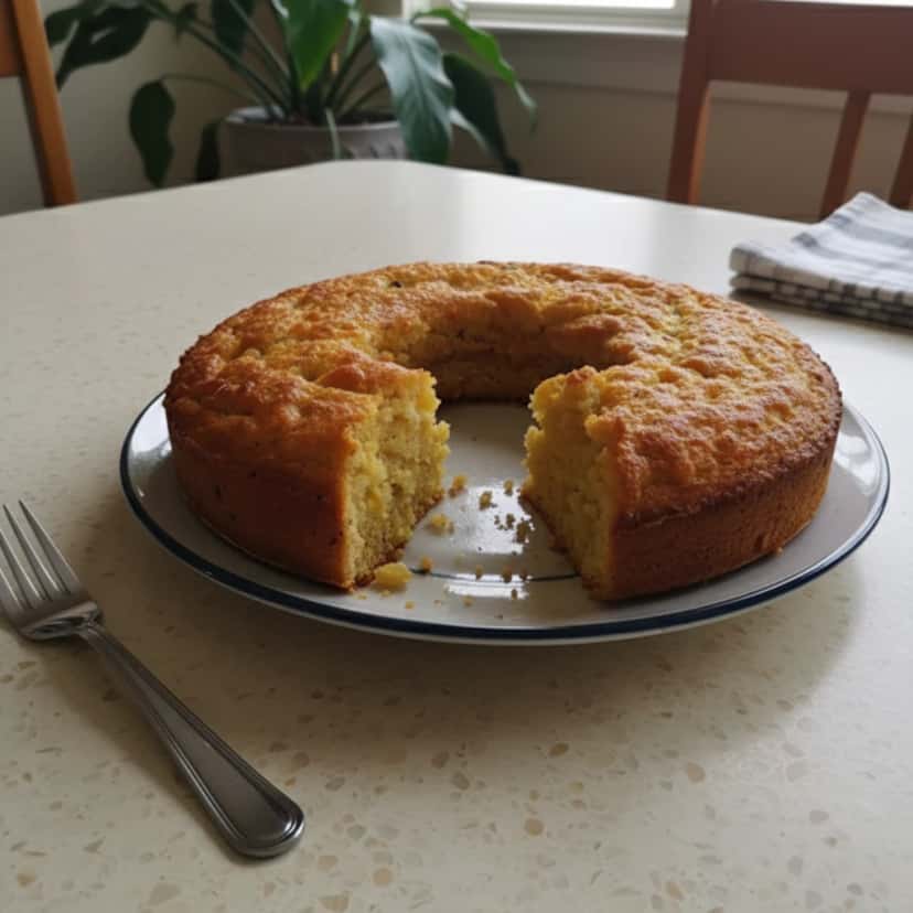 Bolo de Milho Caseiro Nutritivo