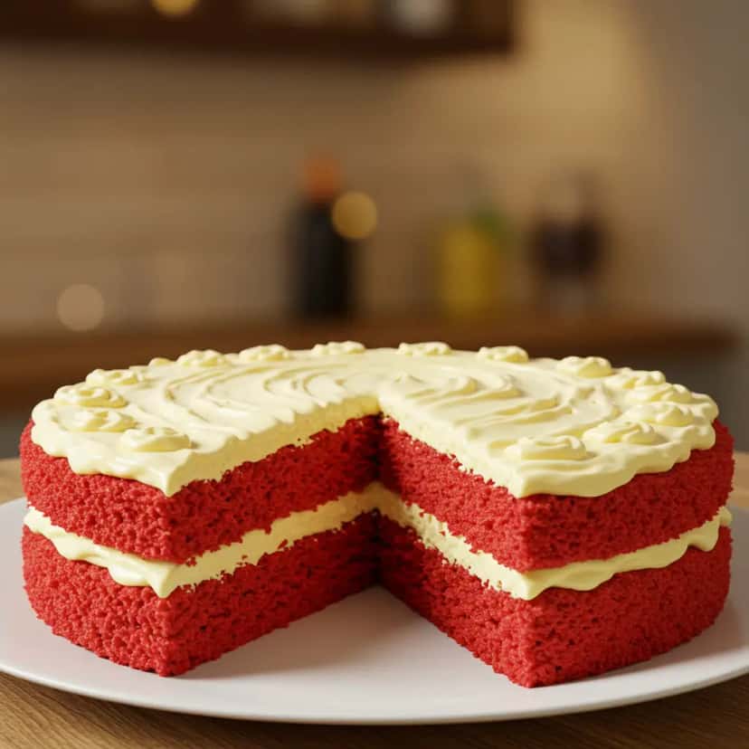 Meu Bolo Red Velvet Cremoso