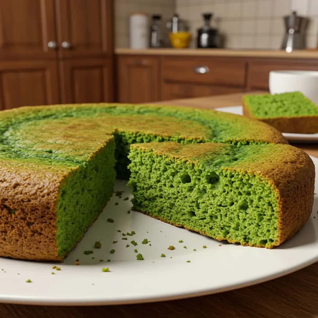 Bolo Verde Super Saudável
