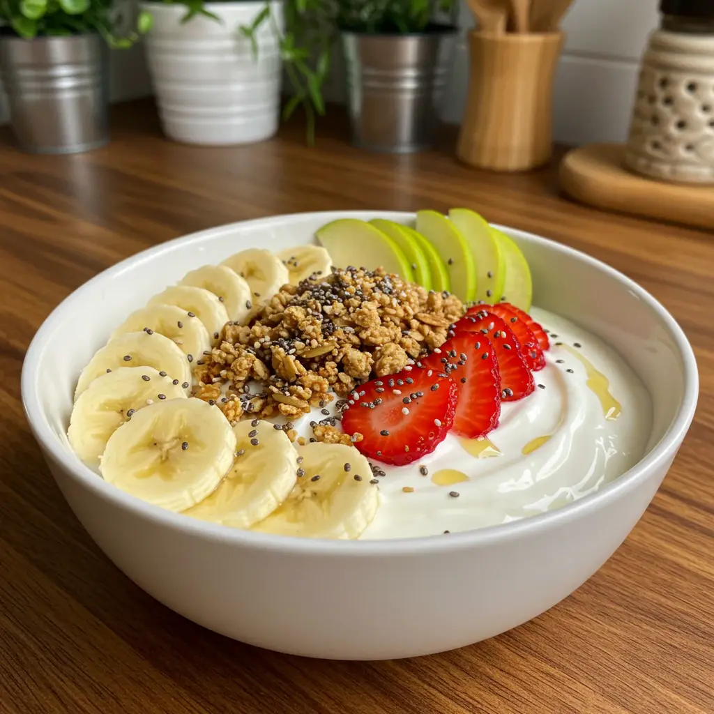 Bowl de Iogurte com Frutas Delicioso