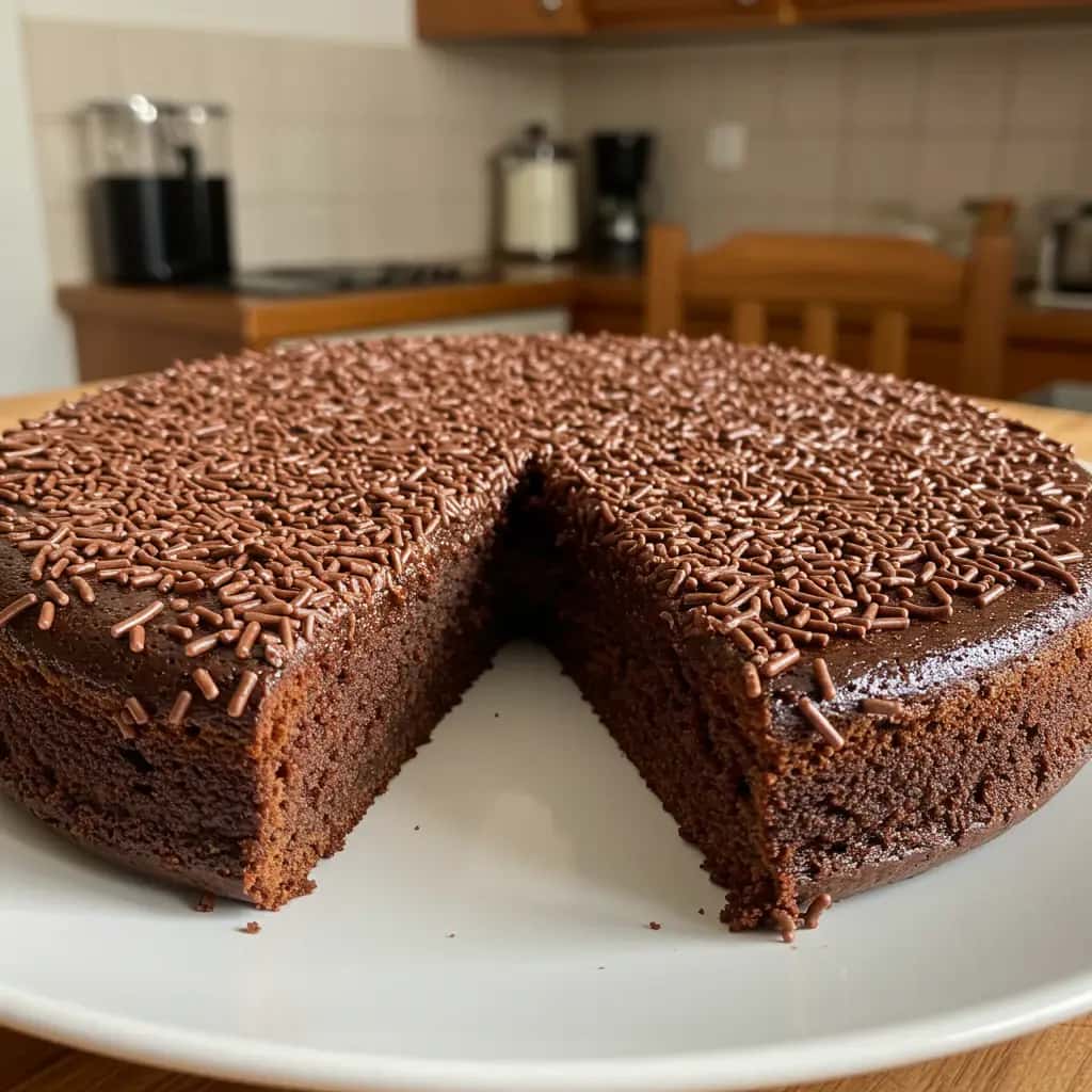 Brigadeirão Caseiro no Microondas