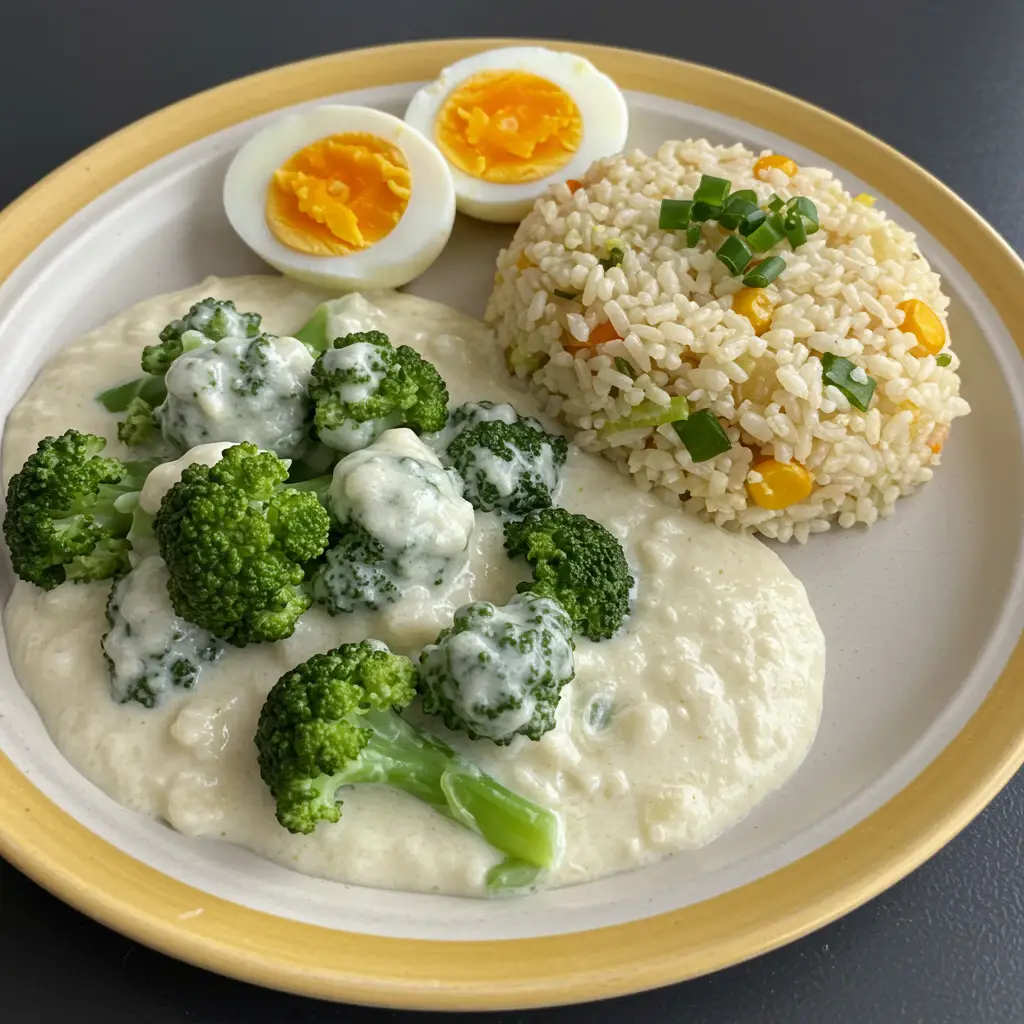 Brócolis ao Molho Branco Cremoso