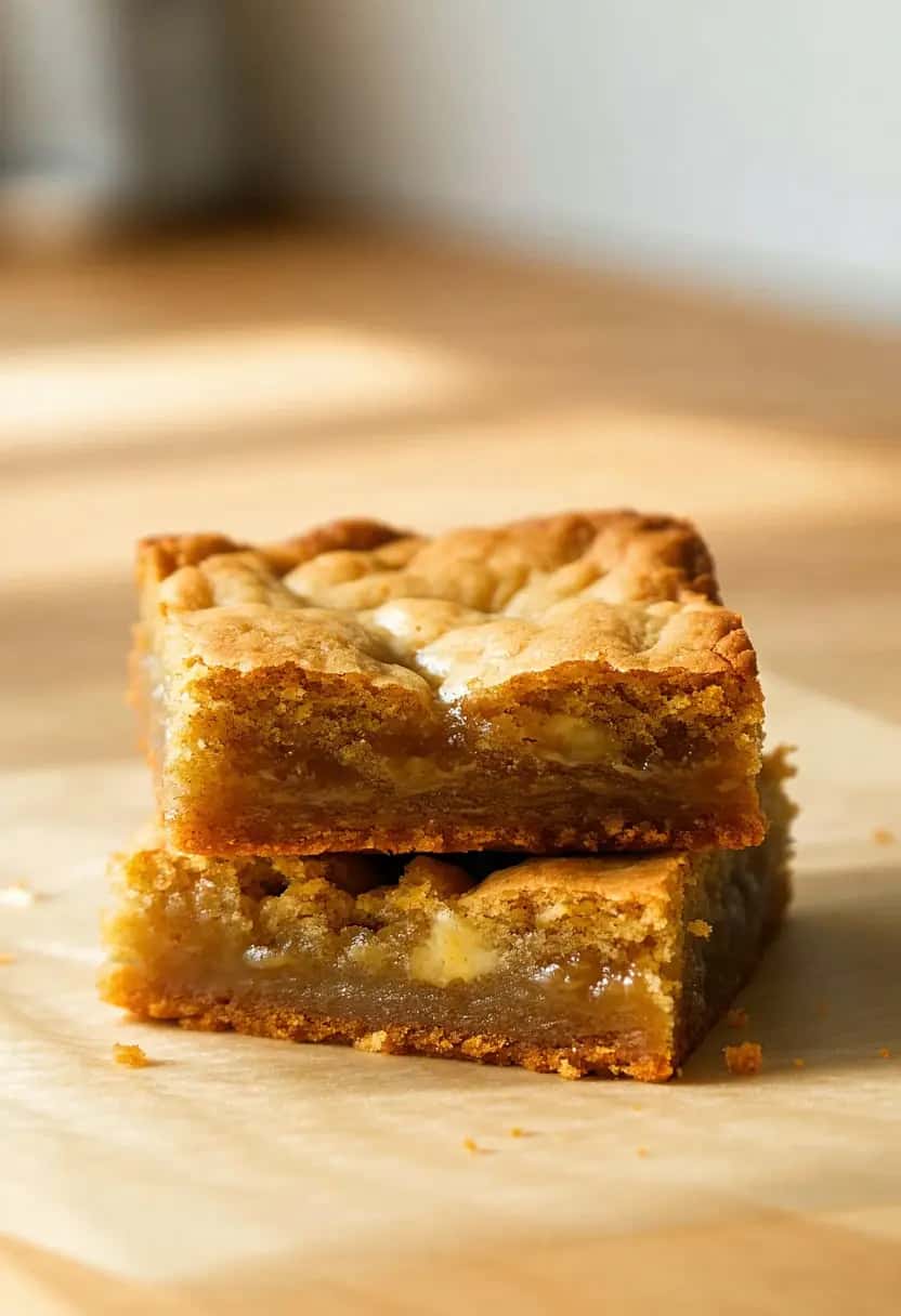 Blondies de Manteiga Melada: Econômico e Delicioso