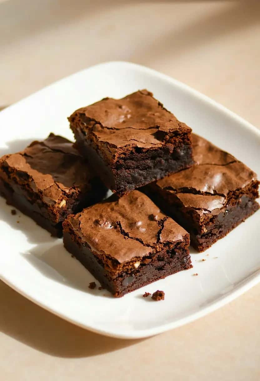 Brownie de Chocolate Perfeito 100% Vegetal
