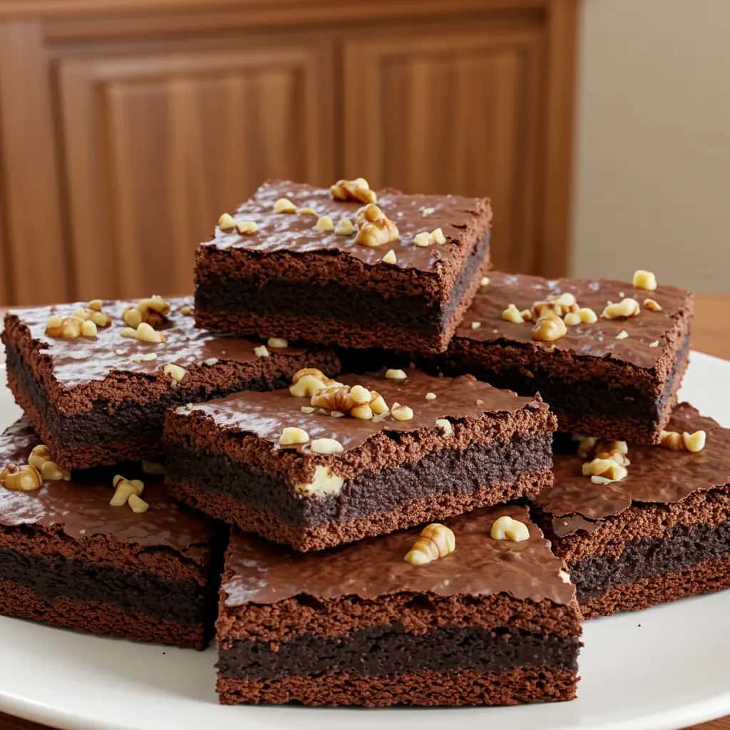 Brownies de Chocolate com Nozes: Textura Ideal