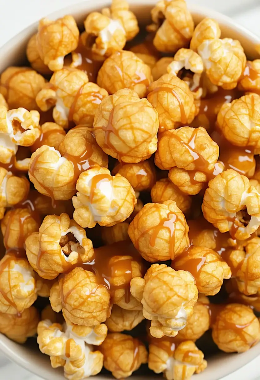 Bolas de Pipoca Caramelizada Deliciosas