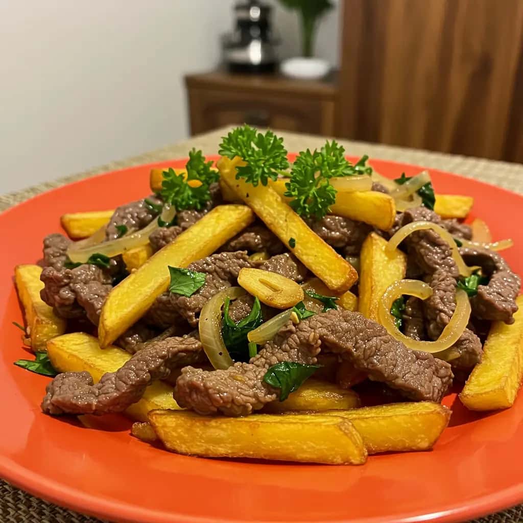 Carne com Batata Imperial: Super Energia!