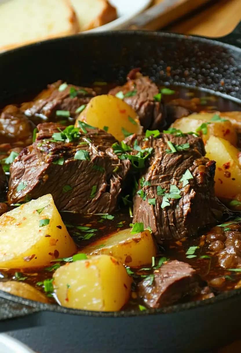 Carne com Batatas Super Saudável
