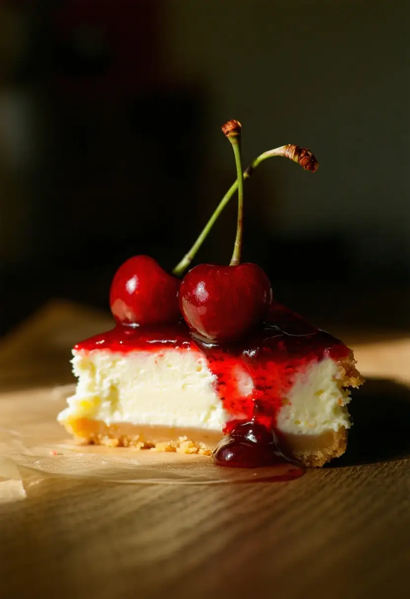 Cheesecake de Cereja Perfeito