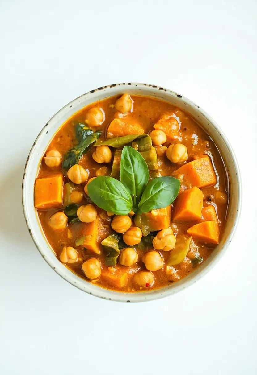 Curry Vegano Caseiro de Batata Doce