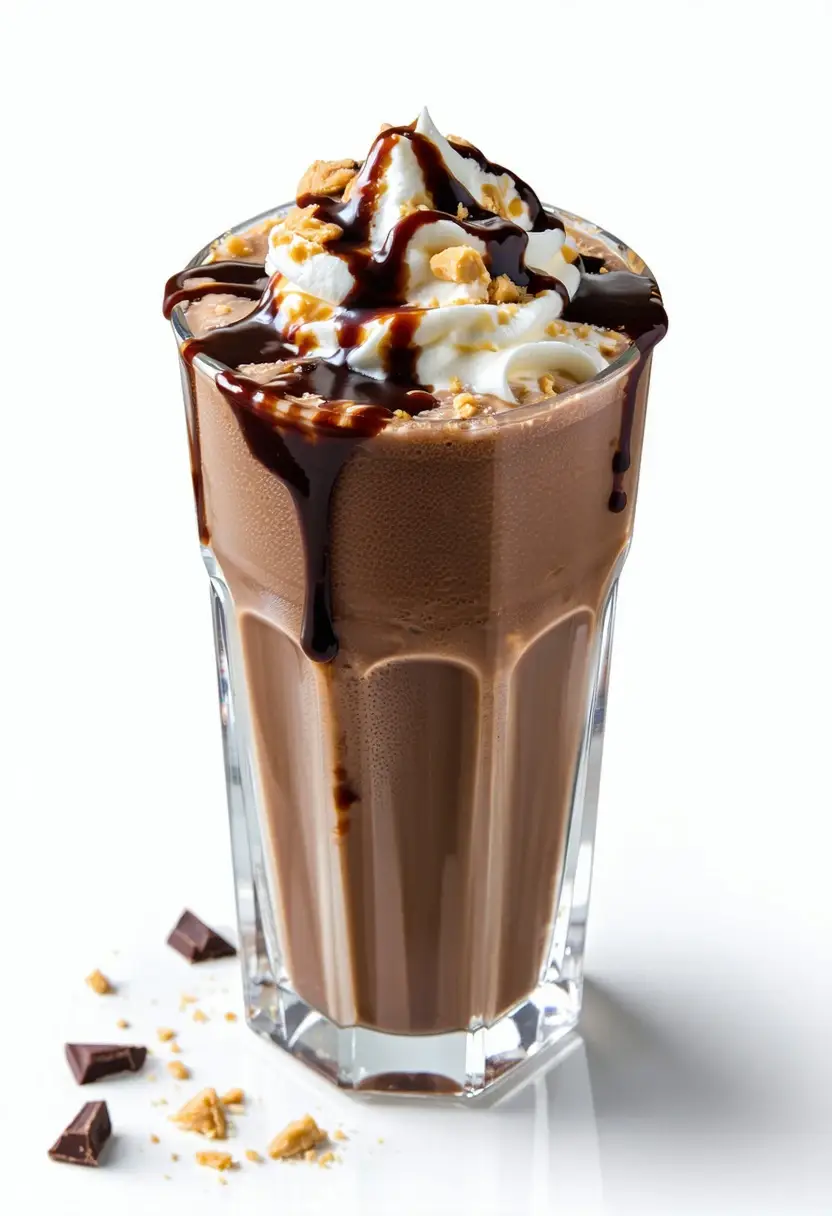 Milkshake de Chocolate & Amendoim: Perfeito