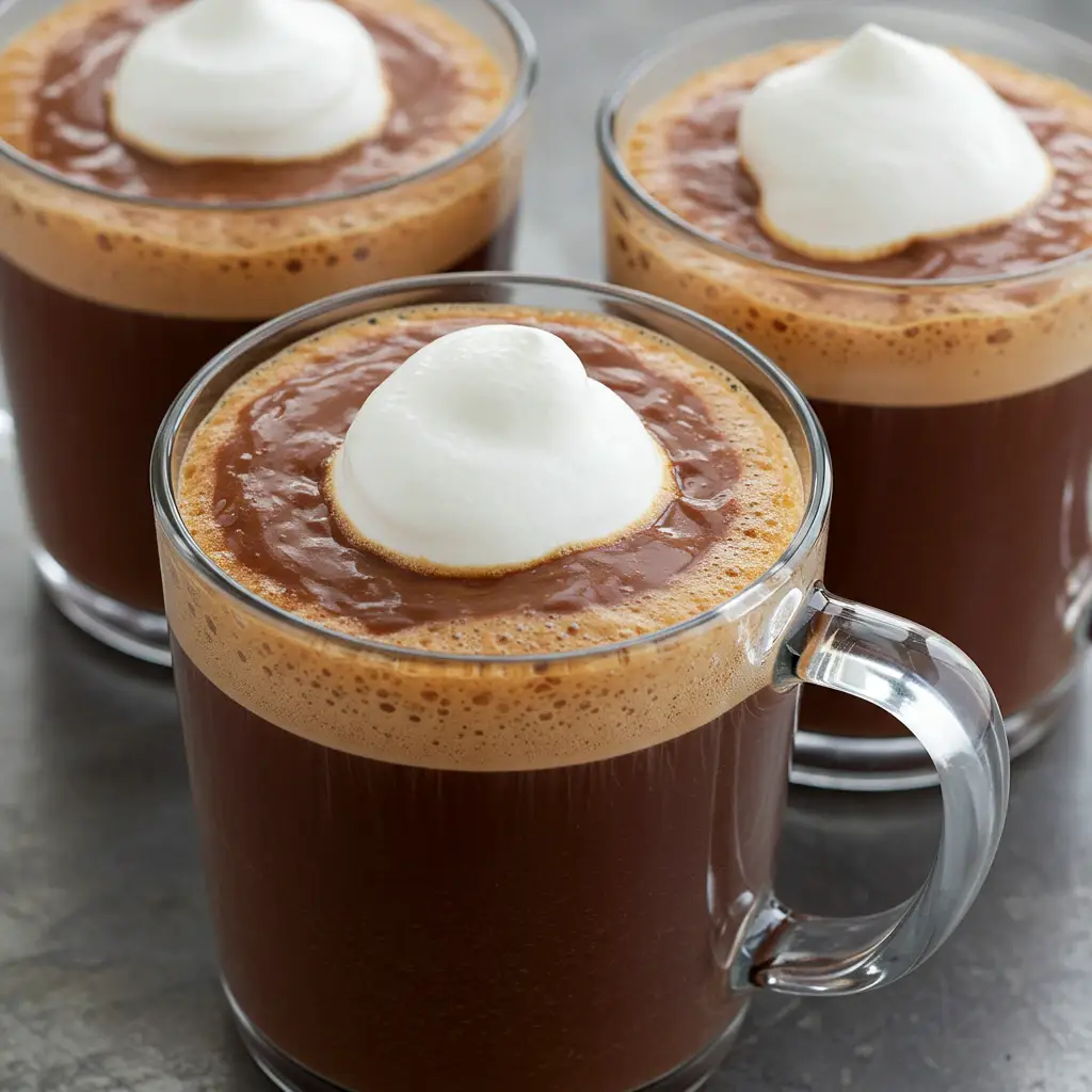 Chocolate Quente Nutritivo com Chantilly Caseiro